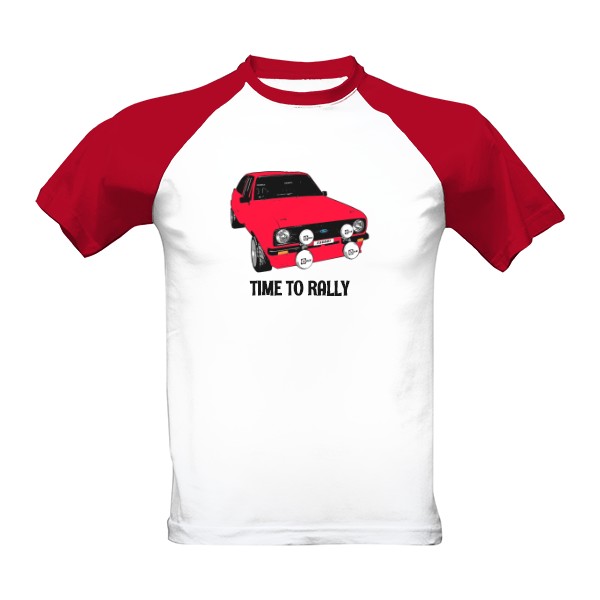 Tričko s potiskem Ford Escort red